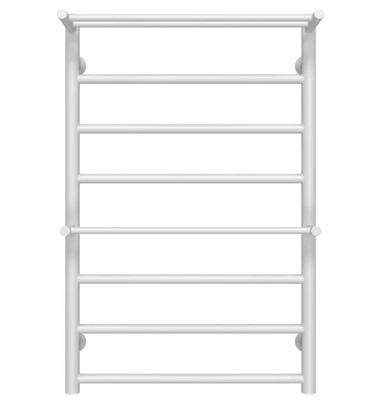 Полотенцесушитель водяной Deffi Терма Плюс П8 500х800 боковое правое подключение белый C.TA.80.50.8.W.C