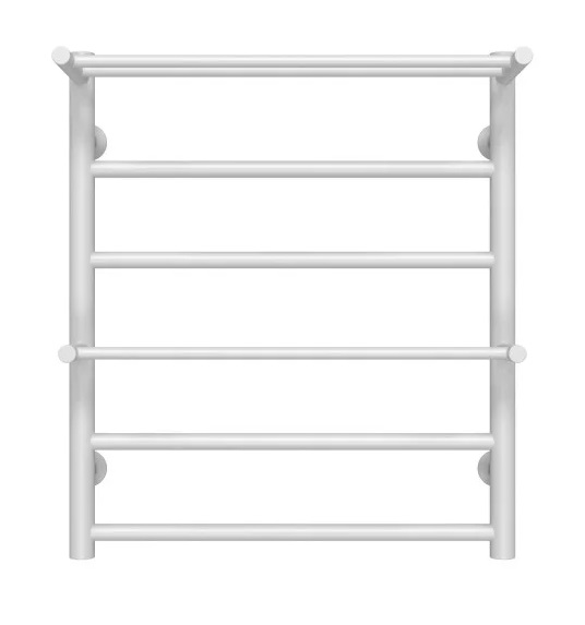 Полотенцесушитель водяной Deffi Терма Плюс П6 500х600 боковое правое подключение белый C.TA.60.50.6.W.C