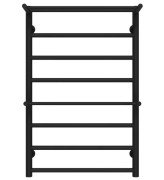 Полотенцесушитель водяной Deffi Терма Плюс П8 500х800 нижнее подключение черный C.TA.80.50.8.B.A