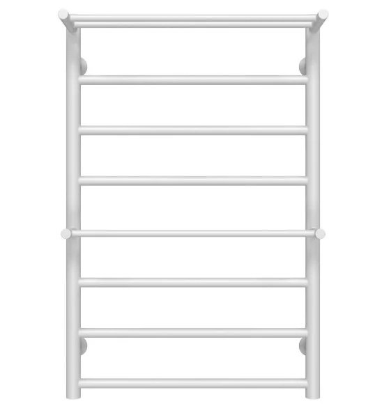 Полотенцесушитель водяной Deffi Терма Плюс П8 500х800 боковое правое подключение белый C.TA.80.50.8.W.C