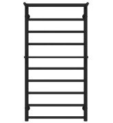 Полотенцесушитель водяной Deffi Терма Плюс П10 500х1000 нижнее подключение черный C.TA.100.50.10.B.A