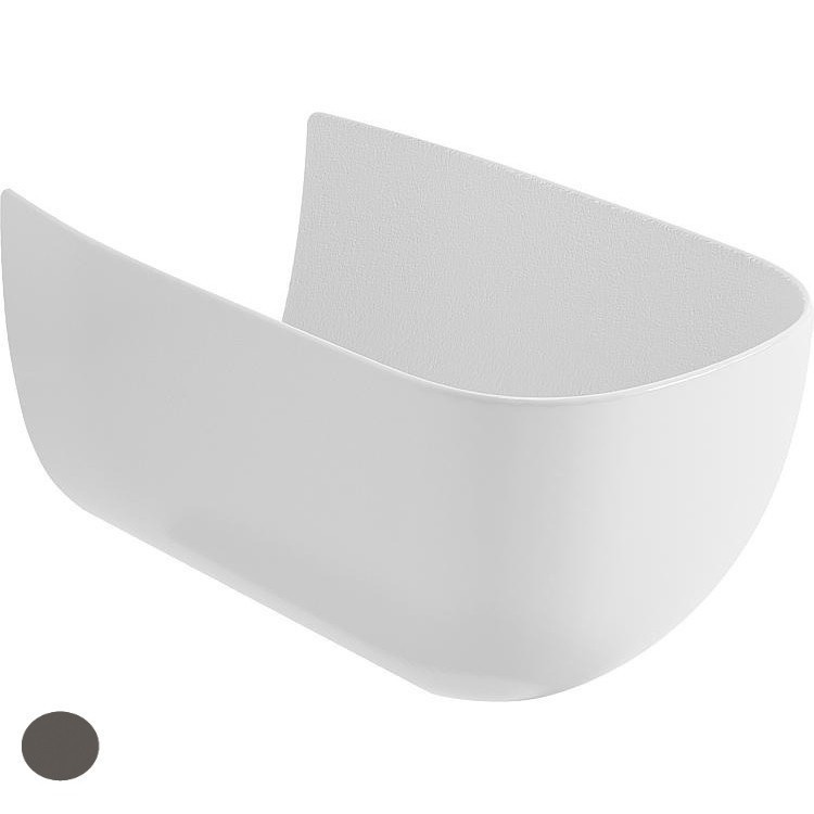 Наружный керамический корпус на унитаз или биде Hatria Abito керамика пепел A0YXX845