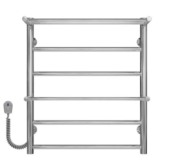 Электрический полотенцесушитель Deffi Терма Плюс П6 500х600 левое подключение хром C.TA.60.50.6.E.C.L.5