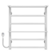 Електрична сушарка для рушників Deffi Терма Плюс П6 500х600 ліве підключення білий C.TA.60.50.6.E.W.L.5