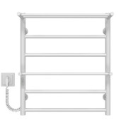 Электрический полотенцесушитель Deffi Терма Плюс П6 500х600 левое подключение WD03 белый C.TA.60.50.6.E.W.L.3