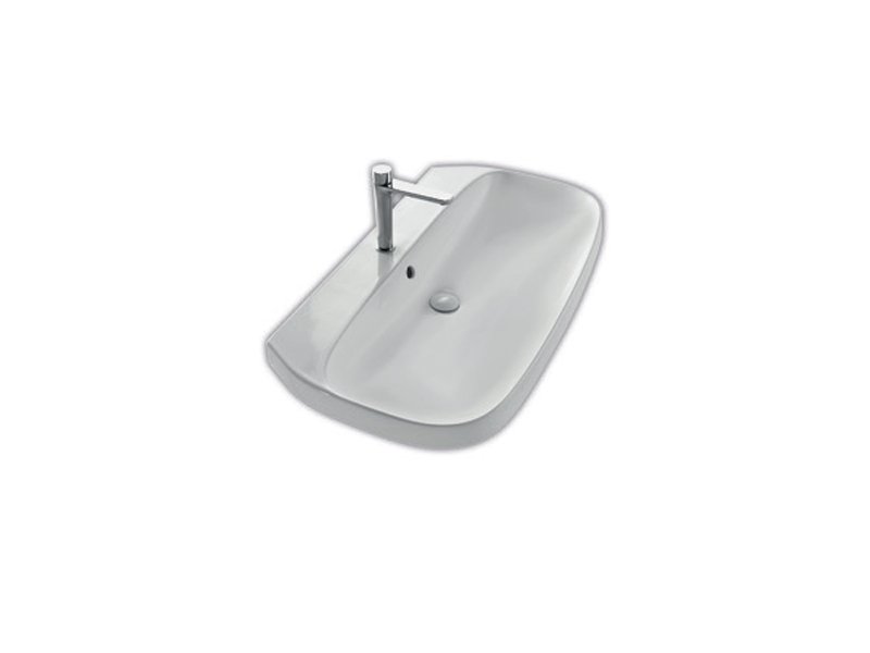 Раковина для ванной Hatria Abito 100х54 см керамика белый 00YXXH01