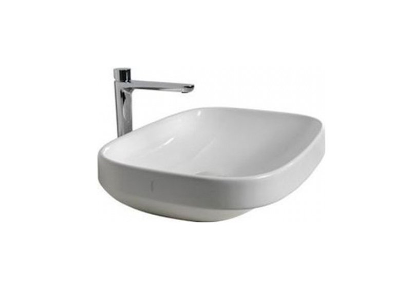 Раковина для ванної Hatria Abito 58x45 см фаянс білий глянсовий 00YXXA01