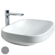 Раковина для ванной Hatria Abito 58x45 см фаянс цвет цемент A0YXXA07