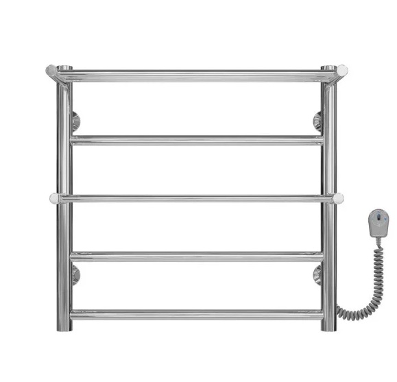 Электрический полотенцесушитель Deffi Терма Плюс П5 500х500 правое подключение хром C.TA.50.50.5.E.C.R.5