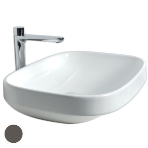 Раковина для ванной Hatria Abito 58x45 см фаянс пепел A0YXXA45