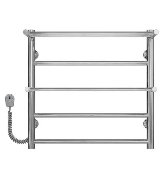 Електрична сушарка для рушників Deffi Терма Плюс П5 500х500 ліве підключення хром C.TA.50.50.5.E.C.L.5