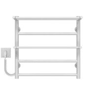 Электрический полотенцесушитель Deffi Терма Плюс П5 500х500 левое подключение WD03 белый C.TA.50.50.5.E.W.L.3