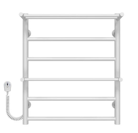 Електрична сушарка для рушників Deffi Терма Плюс П6 500х600 ліве підключення білий C.TA.60.50.6.E.W.L.5