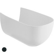 Наружный керамический корпус на унитаз или биде Hatria Abito керамика черное дерево A0YXX806