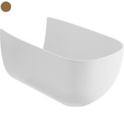 Наружный керамический корпус на унитаз или биде Hatria Abito керамика табак A0YXX829