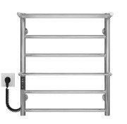 Электрический полотенцесушитель Deffi Терма Плюс П6 500х600 левое подключение JD03 хром C.TA.60.50.6.E.C.L.1