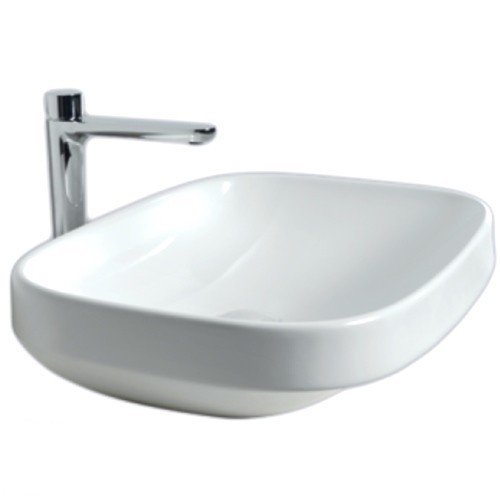 Раковина для ванной Hatria Abito 58x45 см фаянс белый матовый A0YXXA25