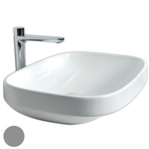 Раковина для ванной Hatria Abito 58x45 см фаянс цвет цемент A0YXXA07