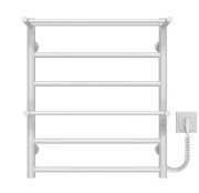 Электрический полотенцесушитель Deffi Терма Плюс П6 500х600 правое подключение WD03 белый C.TA.60.50.6.E.W.R.3