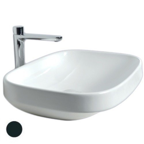 Раковина для ванной Hatria Abito 58x45 см фаянс черное дерево A0YXXA06