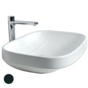 Раковина для ванной Hatria Abito 58x45 см фаянс черный матовый A0YXXA02