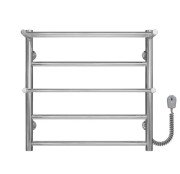 Электрический полотенцесушитель Deffi Терма Плюс П5 500х500 правое подключение хром C.TA.50.50.5.E.C.R.5