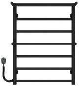 Электрический полотенцесушитель Deffi Терма Плюс П7 500х700 левое подключение черный C.TA.70.50.7.E.B.L.5
