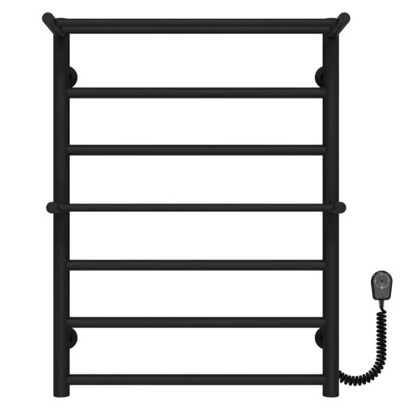 Електрична сушарка для рушників Deffi Терма Плюс П7 500х700 праве підключення чорний C.TA.70.50.7.E.B.R.5