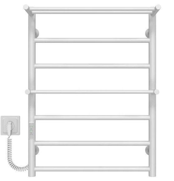 Електрична сушарка для рушників Deffi Терма Плюс П7 500х700 ліве підключення WD03 білий C.TA.70.50.7.E.W.L.3