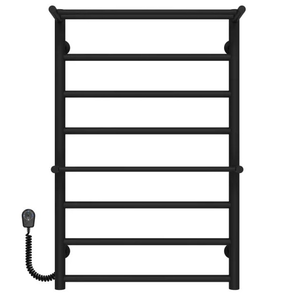 Электрический полотенцесушитель Deffi Терма Плюс П8 500х800 левое подключение черный C.TA.80.50.8.E.B.L.5