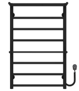 Электрический полотенцесушитель Deffi Терма Плюс П8 500х800 правое подключение черный C.TA.80.50.8.E.B.R.5