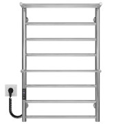 Электрический полотенцесушитель Deffi Терма Плюс П8 500х800 левое подключение JD03 хром C.TA.80.50.8.E.C.L.1