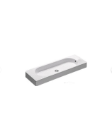 Раковина для ванної Hatria Area 110x35 см кераміка білий 00YXNG01