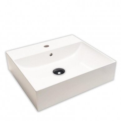 Раковина для ванной Hatria Bahia 13 50х46,5 см керамика белый глянцевый BH0500465010TS0