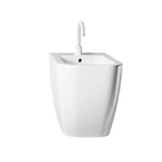 Біде підлогове Hatria Bianca 52х36 см кераміка білий глянцевий 01Y1V901