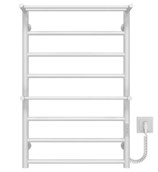 Электрический полотенцесушитель Deffi Терма Плюс П8 500х800 правое подключение WD03 белый C.TA.80.50.8.E.W.R.3