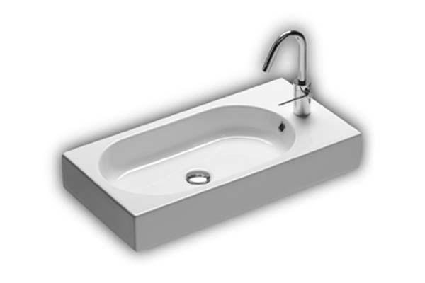 Раковина для ванної Hatria Area 70х35 см кераміка білий 00YXDK01