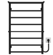 Электрический полотенцесушитель Deffi Терма Плюс П8 500х800 правое подключение JD03 черный C.TA.80.50.8.E.B.R.1