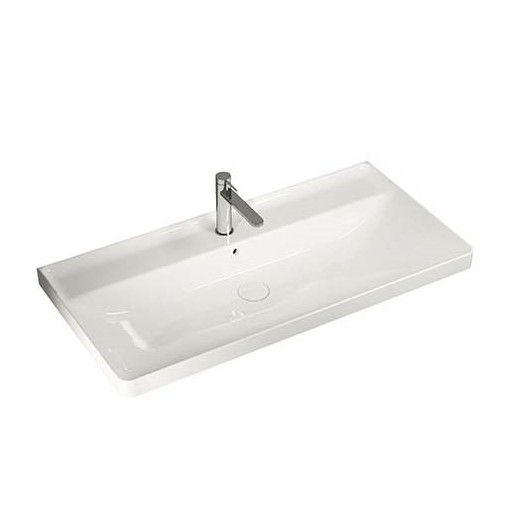 Раковина для ванной Hatria Canalgrande 100х50 см керамика белый глянцевый 00Y1EL01