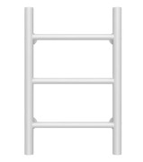 Полотенцесушитель водяной Deffi Орион П3 200х500 боковое левое подключение белый C.OR.50.20.3.W.B