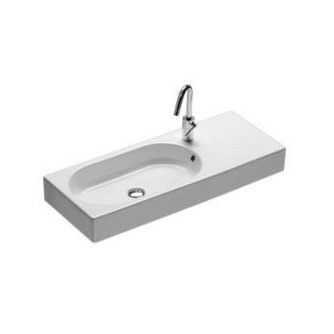 Раковина для ванної Hatria Area 90х35 см кераміка білий 00YXDL01