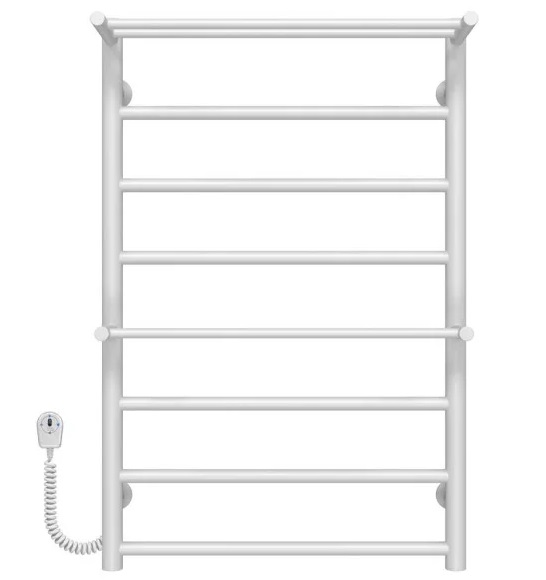 Электрический полотенцесушитель Deffi Терма Плюс П8 500х800 левое подключение белый C.TA.80.50.8.E.W.L.5