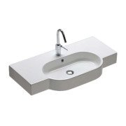 Раковина для ванної Hatria Area 90х45 см кераміка білий 00YXA001