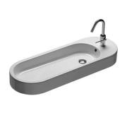 Раковина для ванной Hatria Area 100x35 см керамика белый 00Y0W101