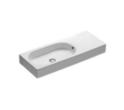 Раковина для ванної Hatria Area 90х35 см кераміка білий 00Y0UE01