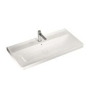 Раковина для ванної Hatria Canalgrande 100х50 см кераміка білий глянцевий 00Y1EL01
