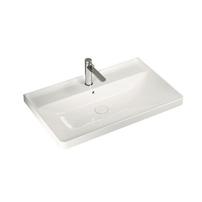 Раковина для ванной Hatria Canalgrande 80х50 см керамика белый глянцевый 00Y1EK01