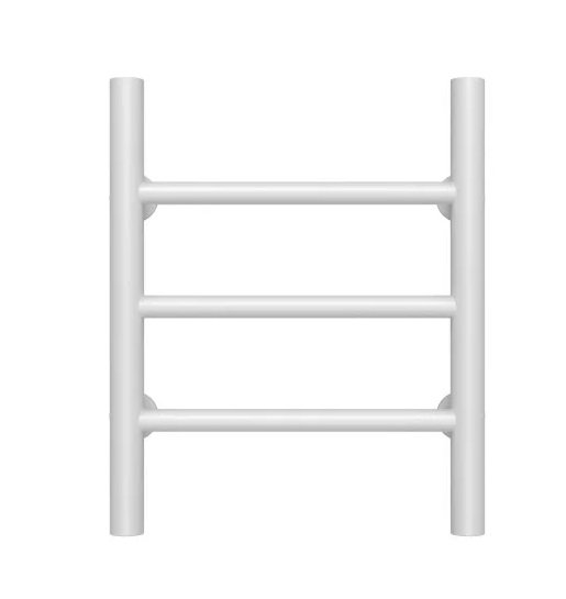 Сушка для рушників водяна Deffi Оріон П3 200х400 бічне ліве підключення білий C.OR.40.20.3.W.B