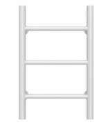 Полотенцесушитель водяной Deffi Орион П3 200х500 нижнее подключение белый C.OR.50.20.3.W.A