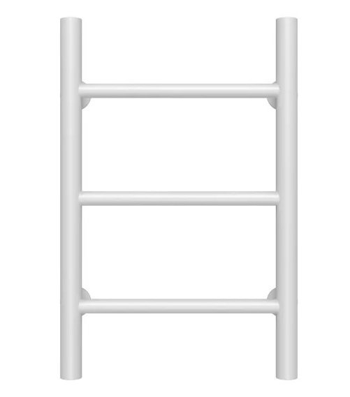 Сушка для рушників водяна Deffi Оріон П3 200х500 бічне ліве підключення білий C.OR.50.20.3.W.B